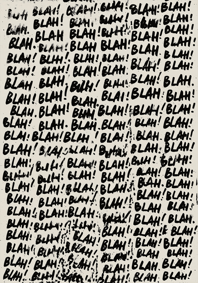 Blahblahblah (NEW) - Posterbox
