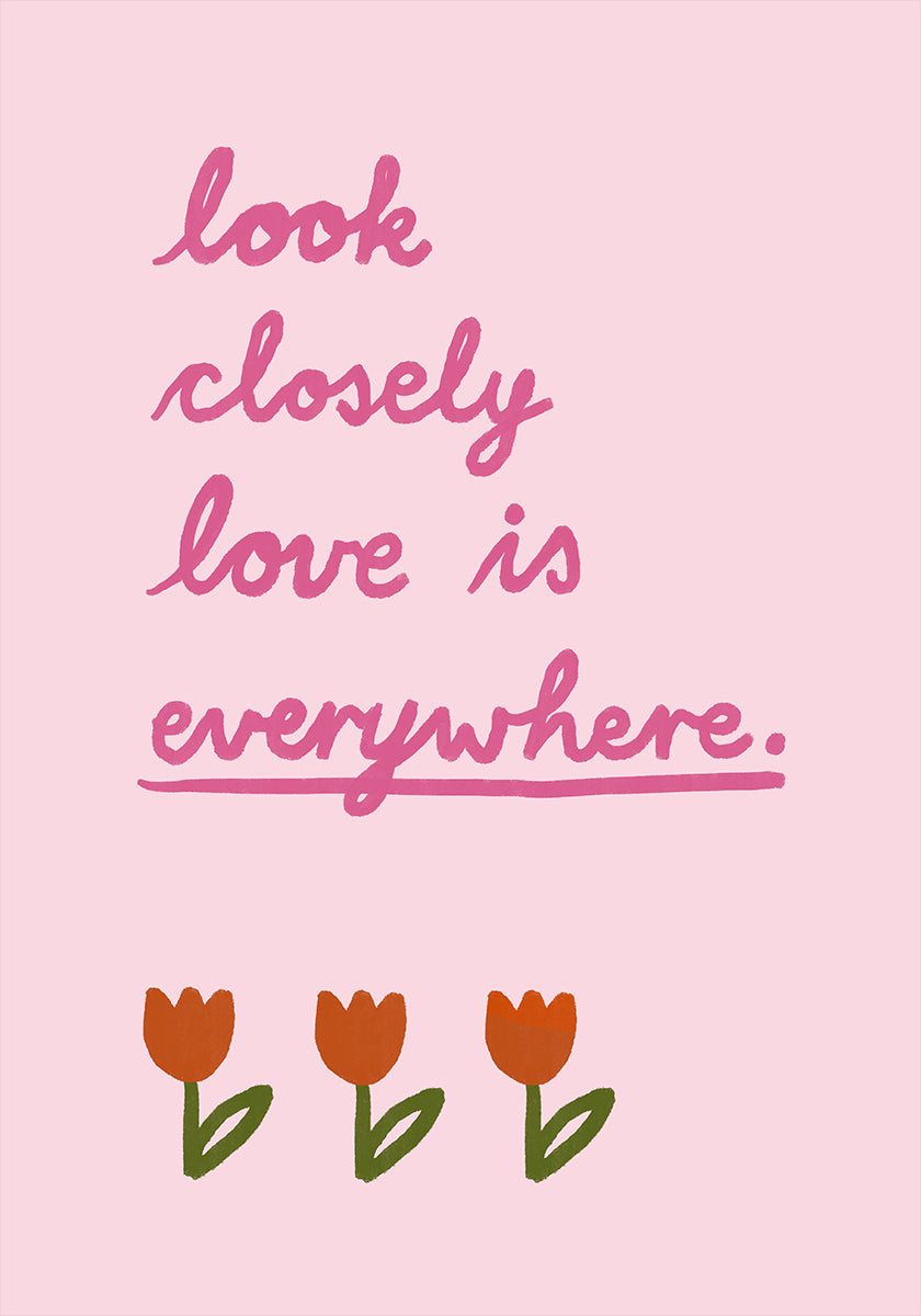 Love is everywhere 3 Plakat - Posterbox