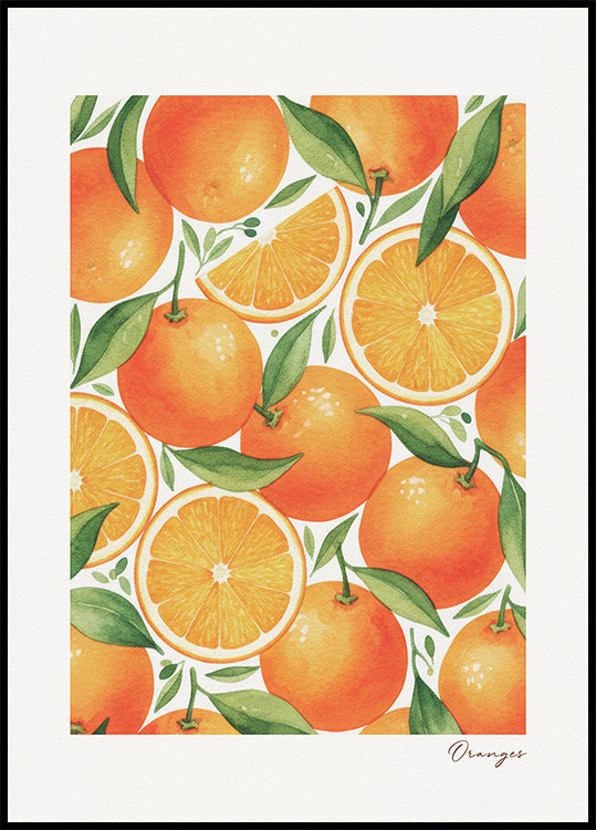 Framed Oranges (NEW) - Posterbox