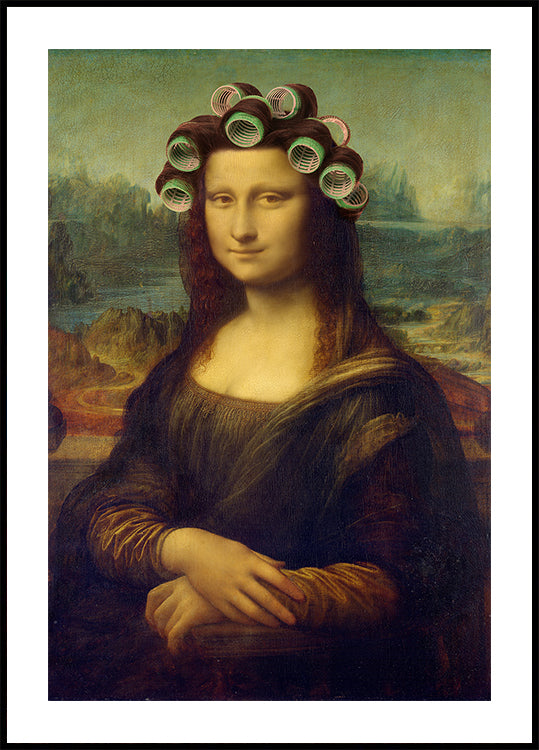 Mona Lisa -  the Curly Girly Edition (NEW) - Posterbox