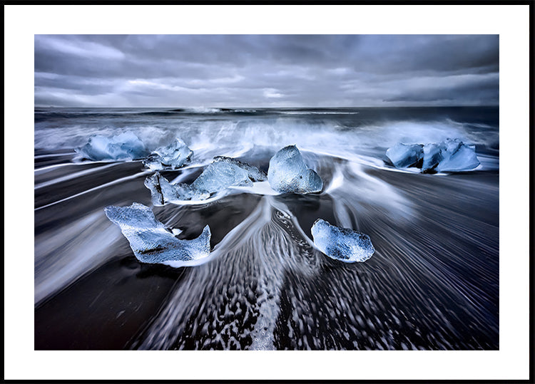 Plakat Niebieskie Diamenty