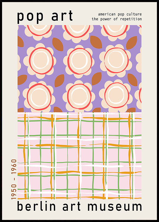 Plakat pop-artu w Muzeum Sztuki w Berlinie
