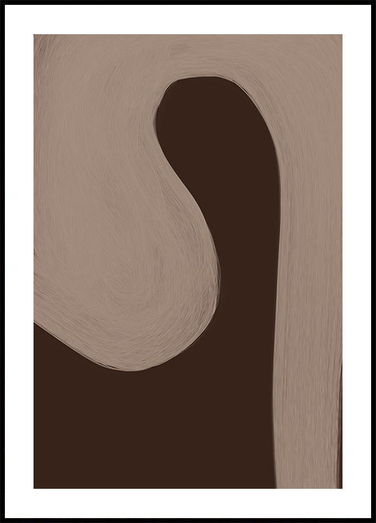 Plakat z kopią palety kolorów Mocha Mousse IV