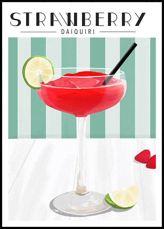 Plakat Truskawkowe Daiquiri