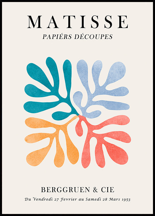 Plakat kwiatowy Matisse’a 4