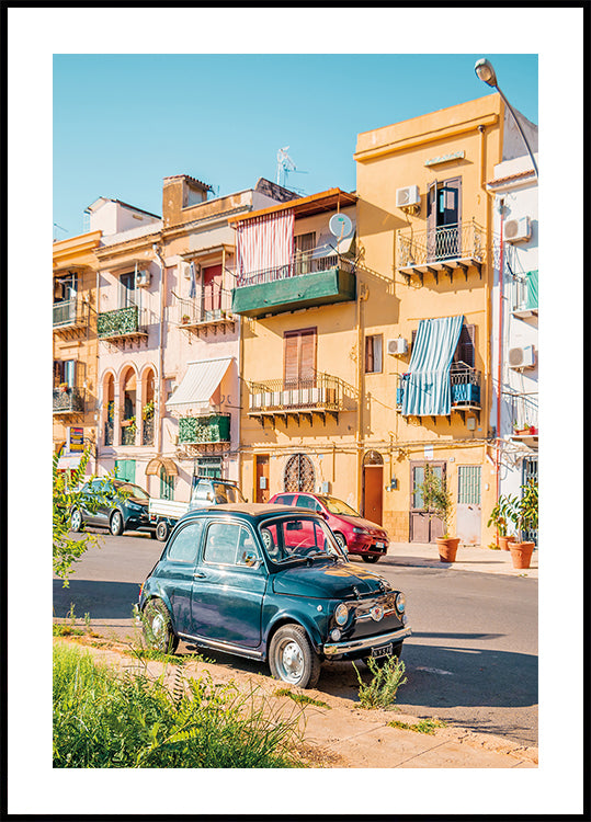 Plakat uliczny w Palermo