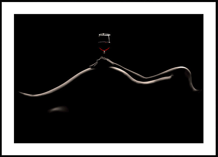 Bodyscape: Plakat z degustacją wina