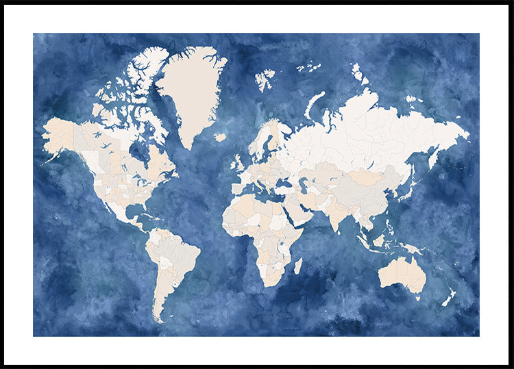 Mapa świata Hudson (NOWOŚĆ)