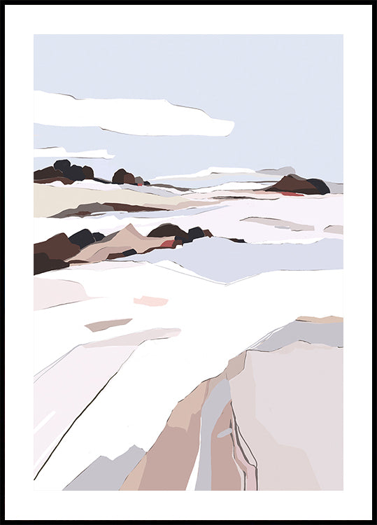 Mroźny widok l Plakat