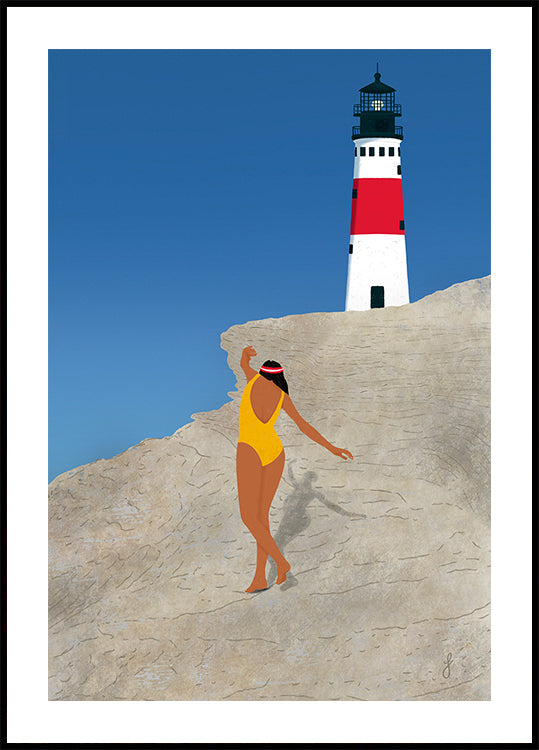 Plakat „Moja plaża”.