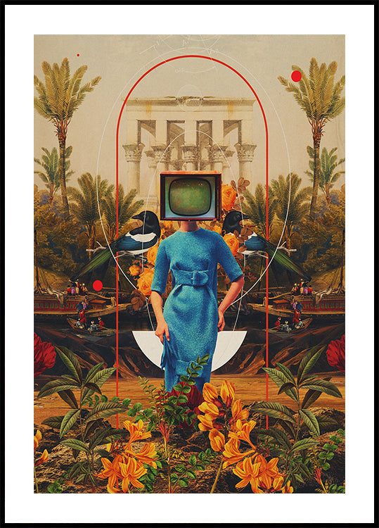 Tutaj plakat asymetrii