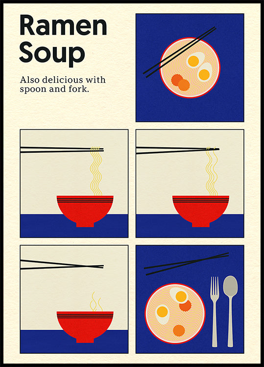Plakat Plakat Zupa Ramen