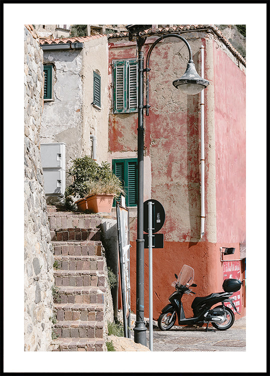 Scena uliczna Scilla, Włochy