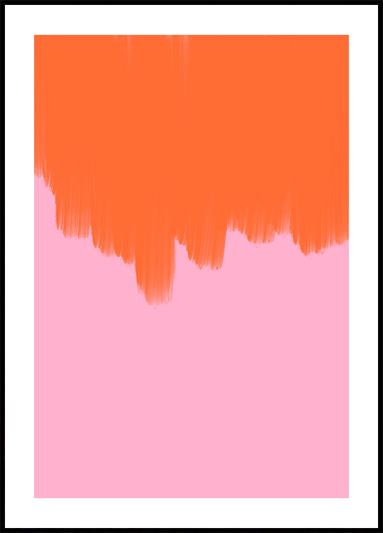 Plakat z kwiatami pomarańczy