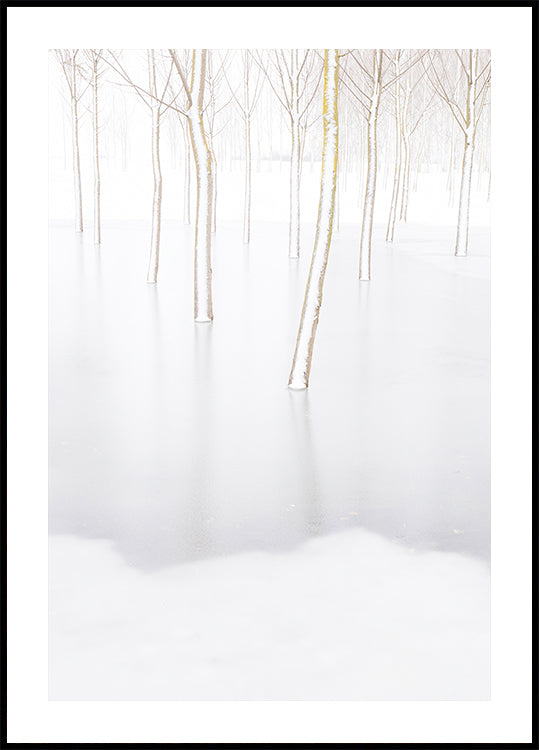 Plakat z zimowymi refleksjami