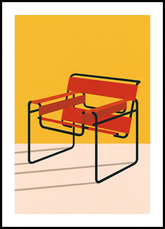 Plakat Krzesło Wassily Marcel Breuer