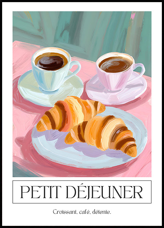Plakat Petit dejeuner