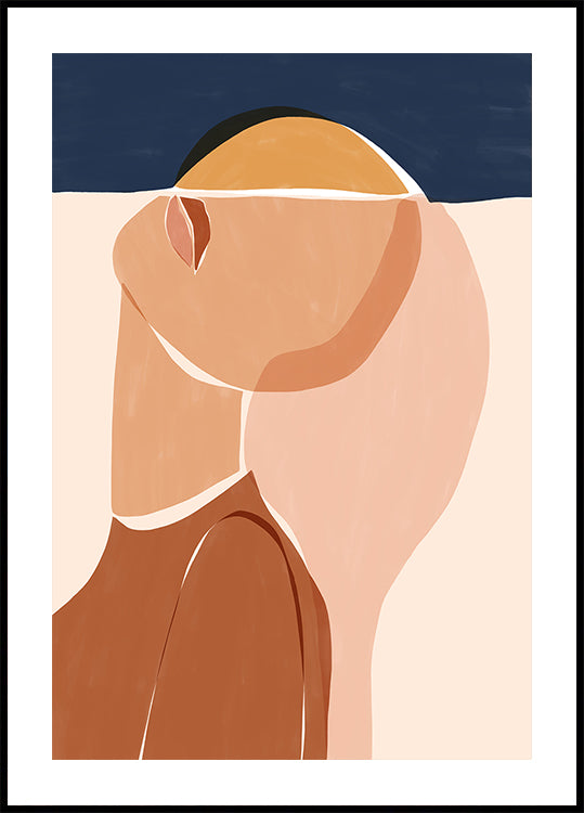 Plakat Pół twarzy, pół słońca