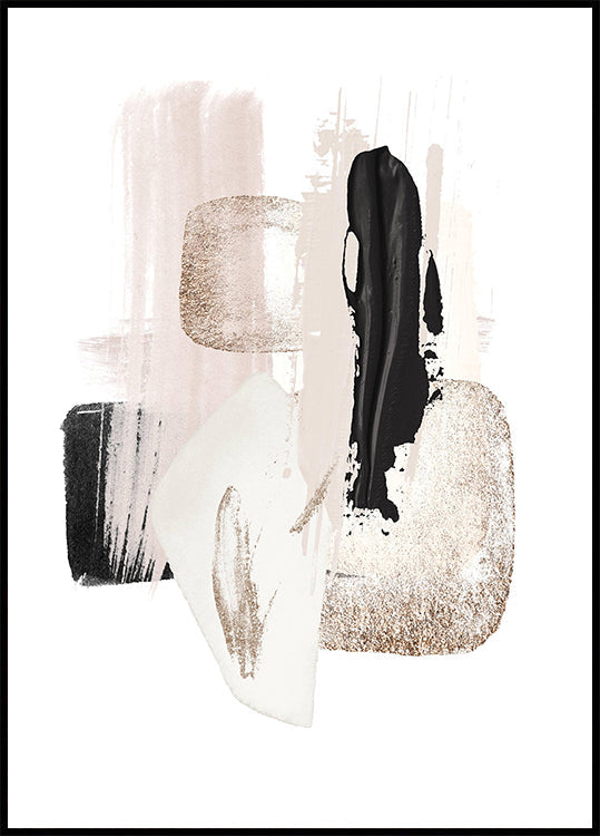 Pociągnięcia pędzlem-1 plakat