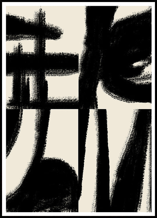 Plakat z tańcem odważnych uderzeń