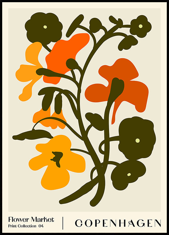Targ Kwiatowy. Plakat w Kopenhadze