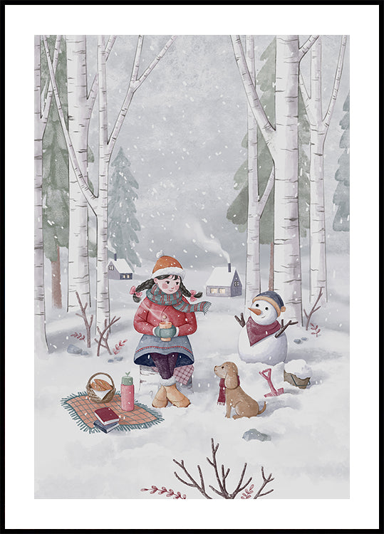 Winter Girl Plakat