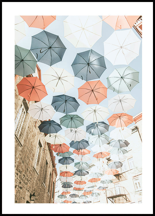 Umbrellas Plakat - Posterbox.dk