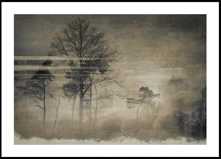 Stary plakat pocztówkowy