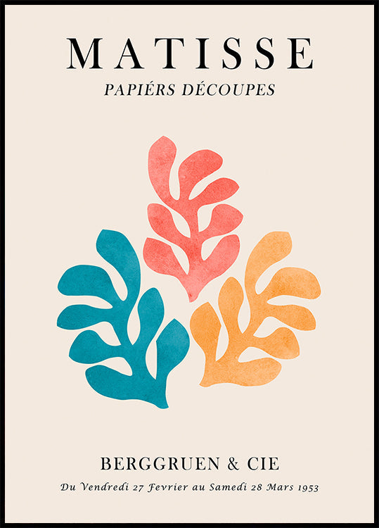 Plakat Matisse kwiatowy 3