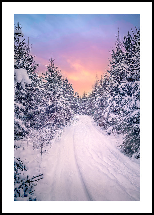 Plakat o świątecznej atmosferze