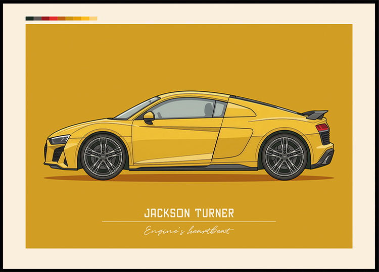 Sport Car Personal 9 Plakat - Posterbox