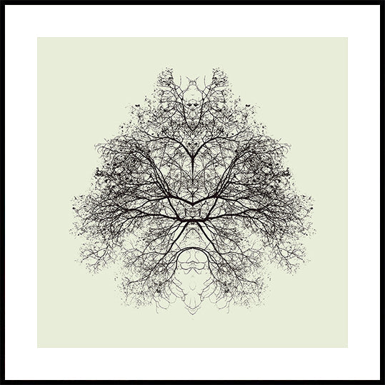Plakat z testem Rorschacha