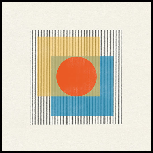 Plakat harmonii geometrycznej