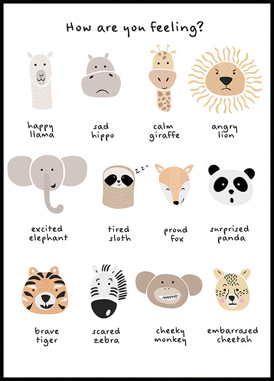 Wyciszający emocje medytacyjny dla dzieci wydrukuj 1 plakat