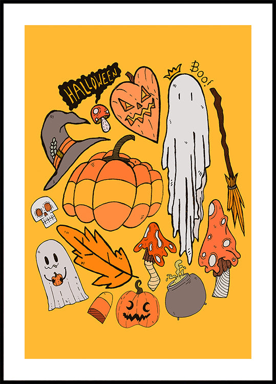 Plakat w klimacie Halloween 2