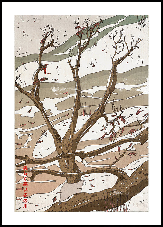 Piękny strumień mroźnej zimy (NOWOŚĆ)