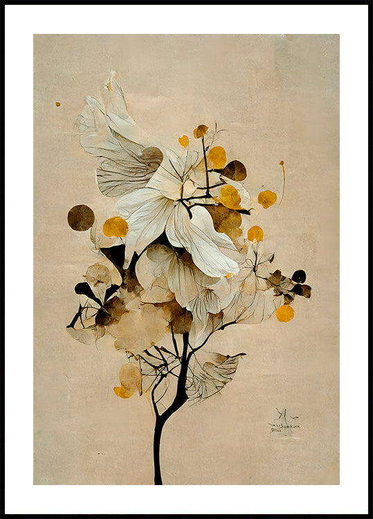 Plakat Kapryśne kwiaty