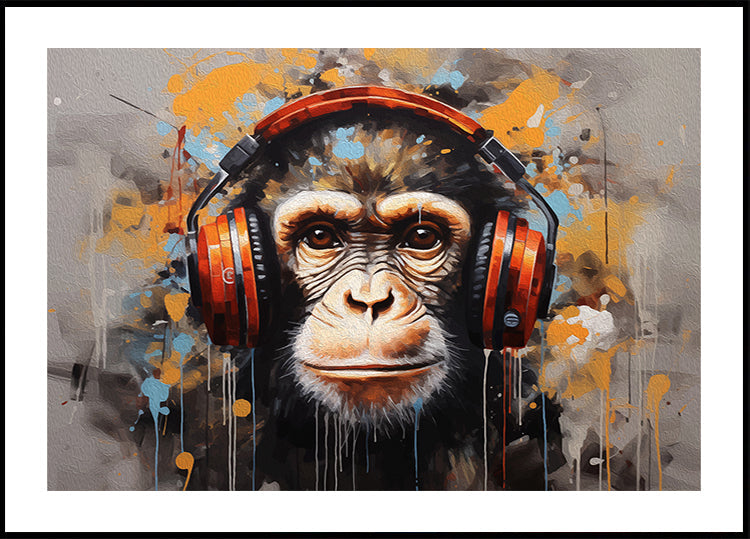 Plakat DJ Monkey