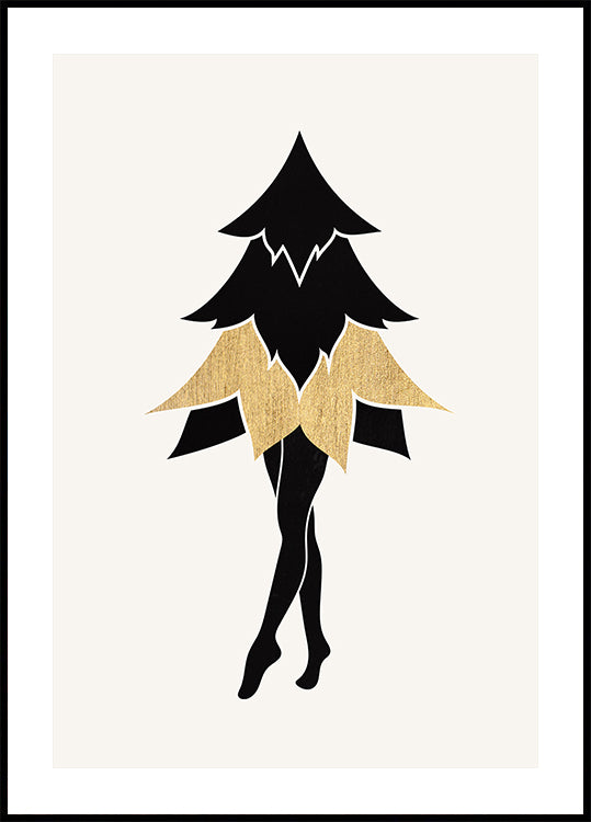 Plakat Lady Gagi na Boże Narodzenie (wers. 2).