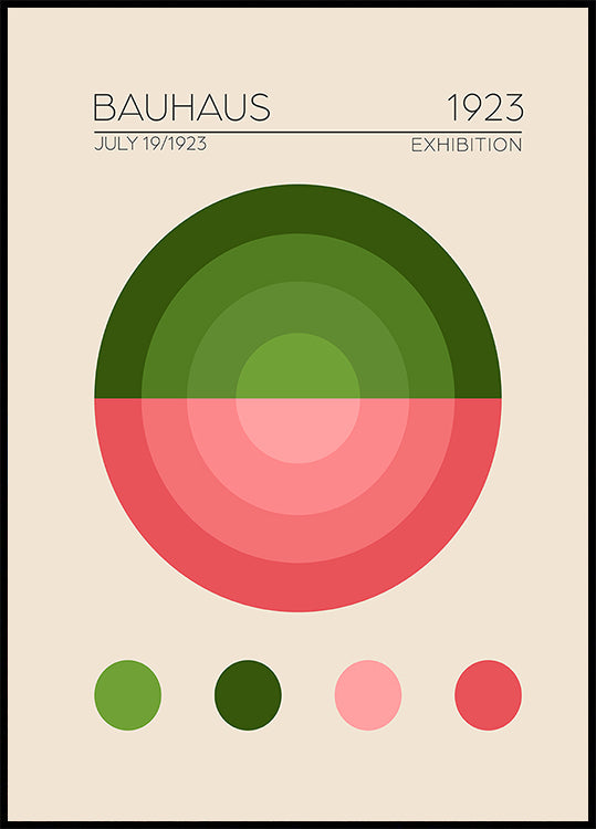 Plakat harmonii geometrycznej