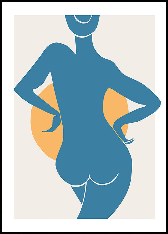 Plakat Niebieska Kobieta