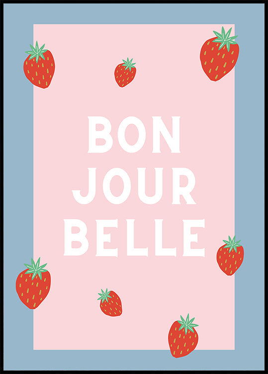 Plakat Bon Jour Belle