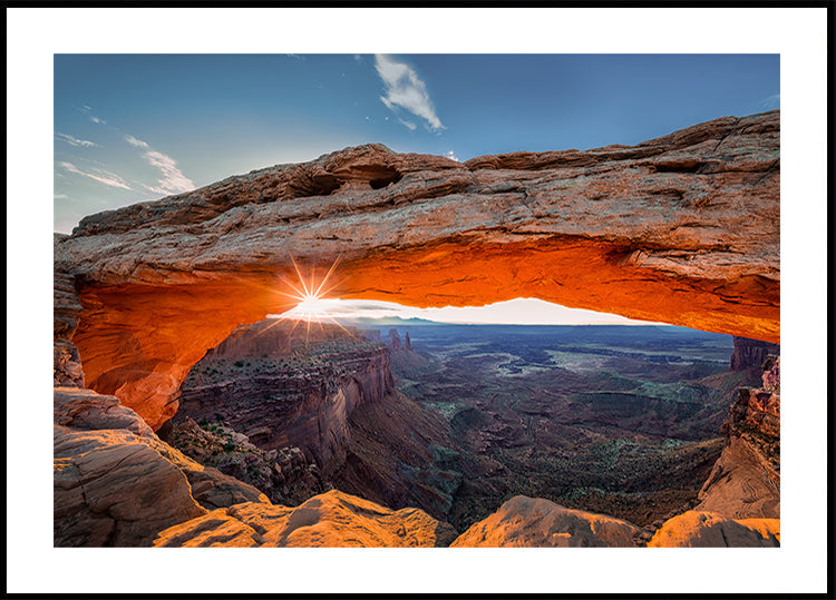 Wschód słońca w Mesa Arch