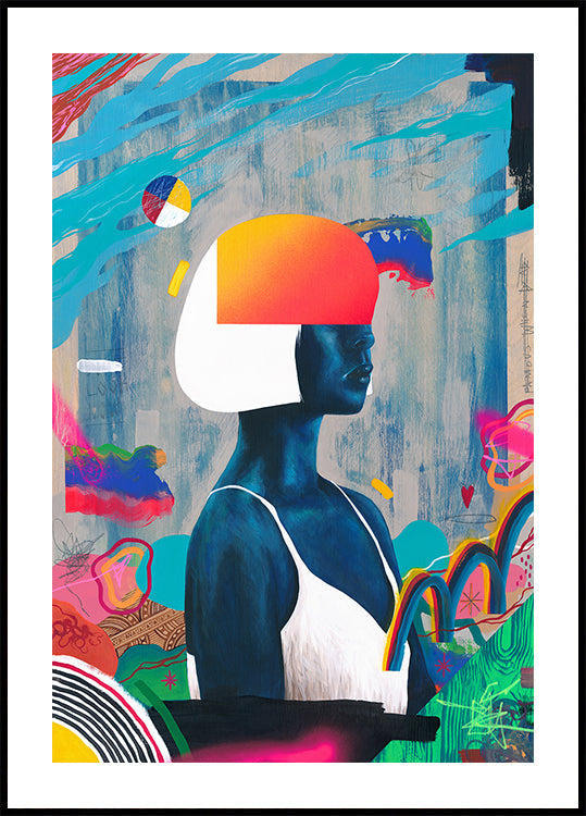 Plakat Niebieska Dziewczyna