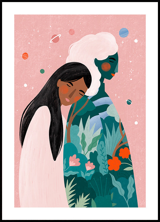 Plakat kosmicznego połączenia