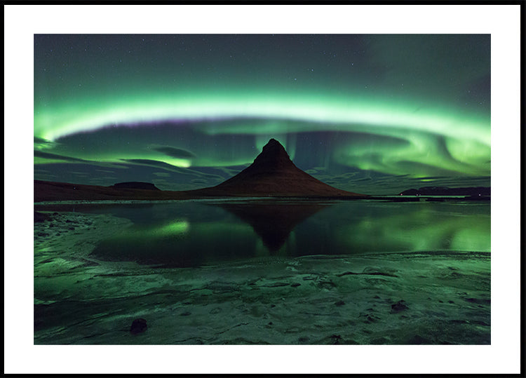 Zorza Kirkjufell