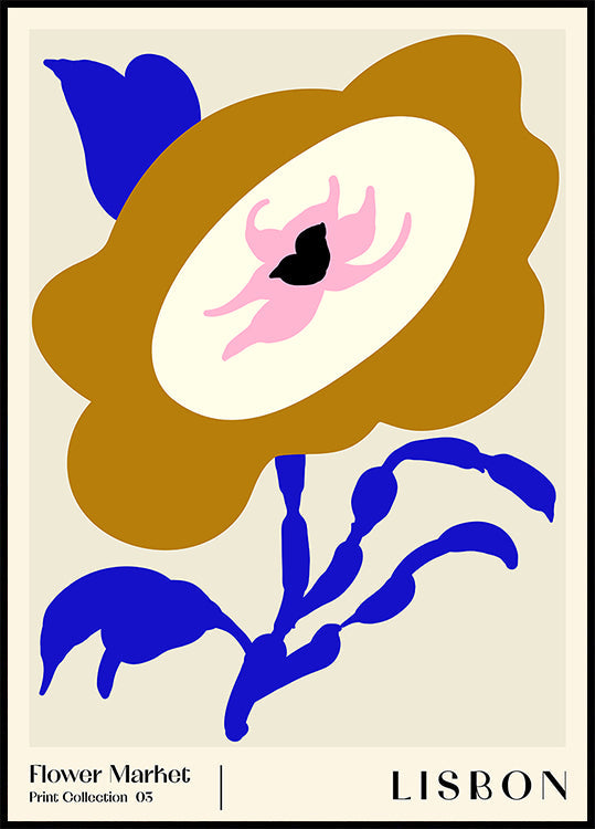 Targ Kwiatowy. Plakat Lizboński