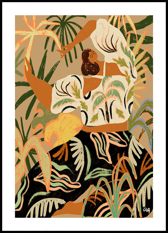 Plakat W objęciach natury