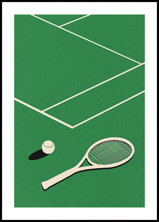 Plakat klubu tenisowego Rosi Feist
