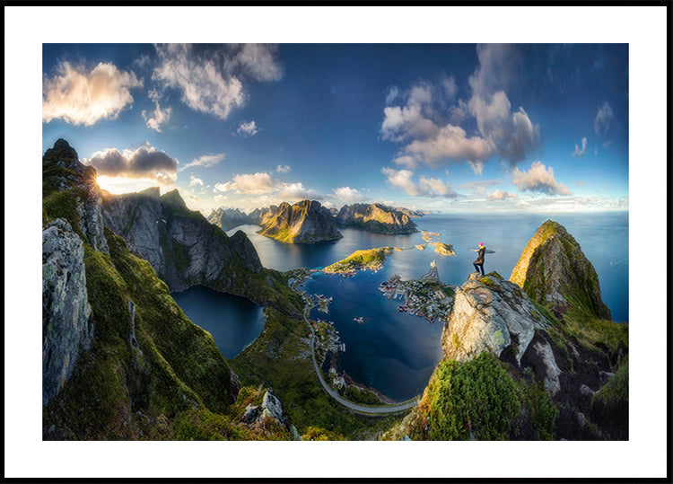 Plakat z widokami Reinebringen